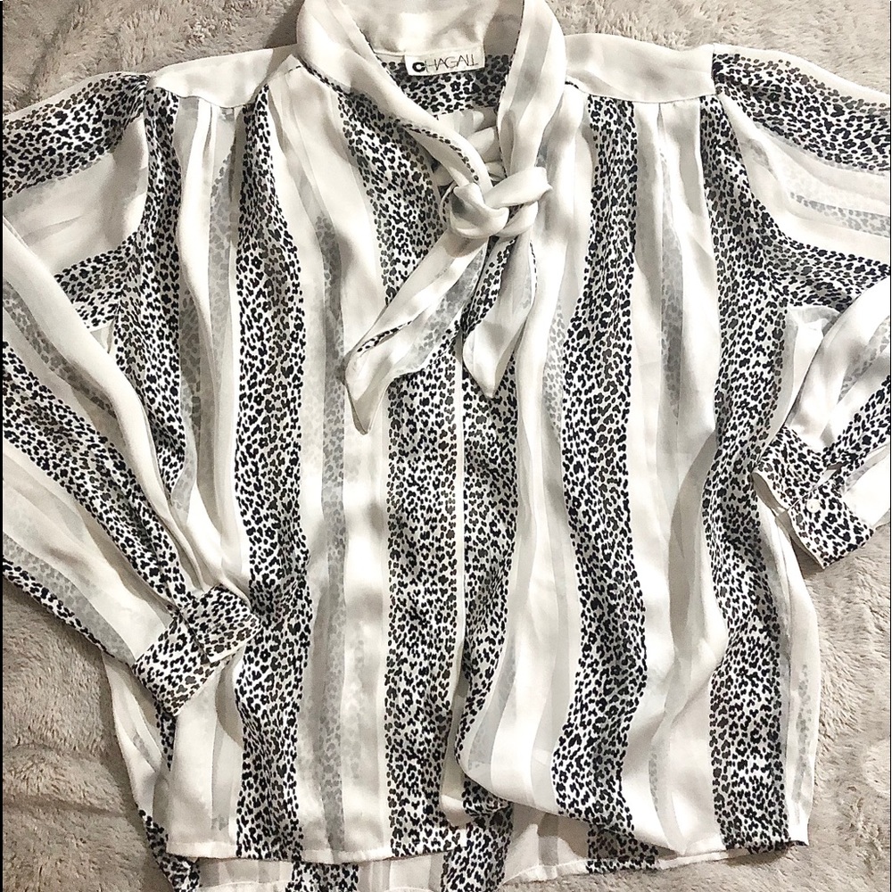 Vintage Sheer Blouse - Medium